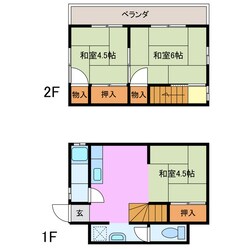 メゾン桔梗の物件間取画像